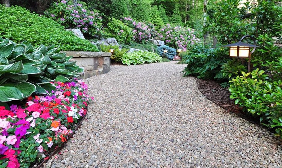Planning a Backyard Path: Gravel Paths and Gravel Sizes with Pictures